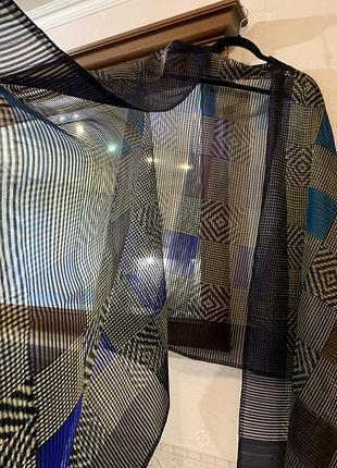 Шовковий палантин / дупатта (ikat silk net dupatta) від бренду rithihi (коломбо, шрі-ланка).