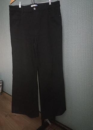 Широкі плотні  джинси, чорні, xl -xxl, стан ідеальний