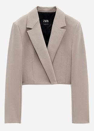 Укорочений піджак zara