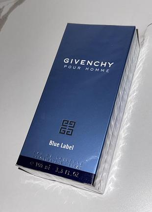 Парфуми для чоловіка духи  givenchy pour homme blue label 100 мл живанши