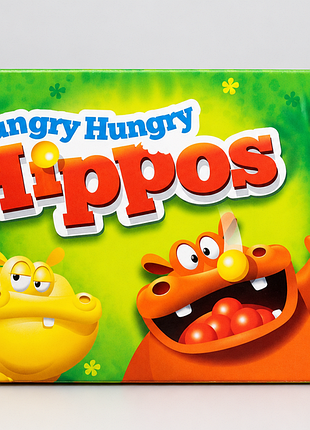 Настольная игра hungry hungry hippos. веселая детская игра hungry hungry hippos от hasbro gaming в яркой оригинальной коробке happy meal