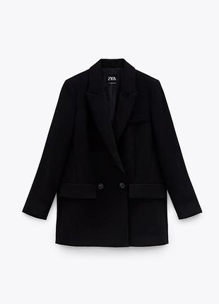 Двобортний піджак zara подовжений