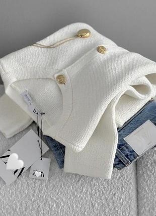 Must have! трикотажний піджак/кардиган/кофта на ґудзиках zara з лімітованої колекції.
