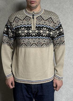Светр чоловічий шерстяний steffner / dale of norway, l-xl вовна нордичний скандинавський