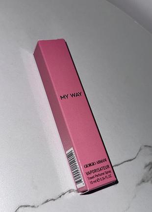 Парфуми armani my way  noir 10 мл духи армані шлейфовий аромат