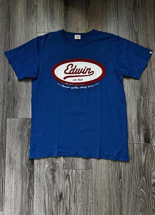 Edwin s/s gazoline t-shirt футболка едвін