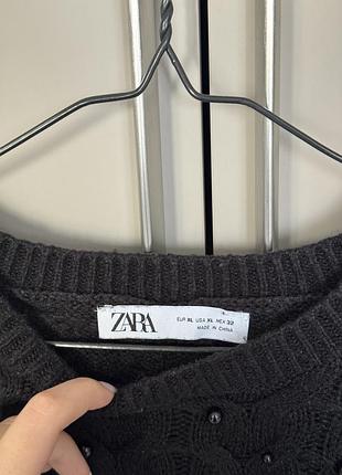 Топ вʼязаний zara 3