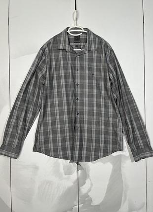 Сорочка чоловіча картата calvin klein, розмір л