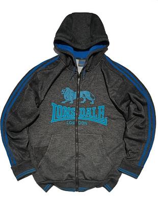 Винтажное зип худи lonsdale london vintage толстовка зепка alpha industries nike acg lacoste ralph lauren fred perry stussy corteiz diesel