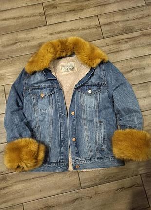 Джинсова парка guess