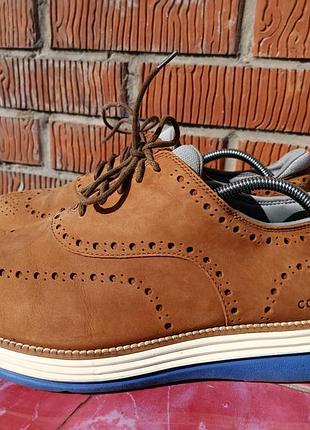 Мужские кожаные броги / туфли cole haan originalgrand wingtip (original grand 360)