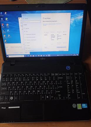 Ноутбук fujitsu ah512 15,6 celeron b830 ram 4gb/1tb