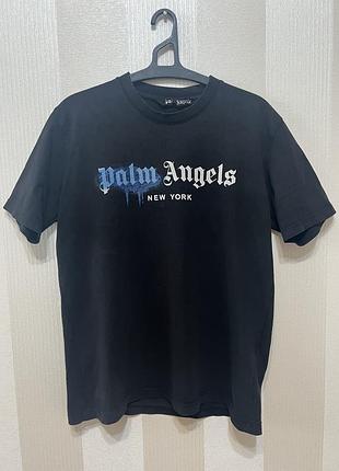 Чорна футболка palm angels оригінал