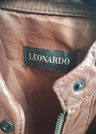 Кожаная куртка leonardo s 3