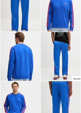 Синий с красным спортивный костюм adidas originals firebird (оригинал ), р.s-m