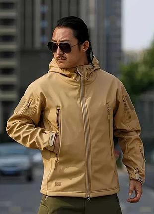 Чоловіча тактична куртка softshell extreme defense вітрозахисна демісезонна куртка для екстремальних умов