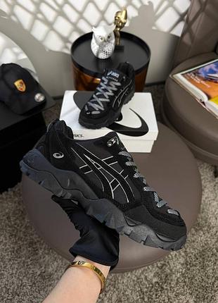 Мужские термо кроссовки asics gel-pickax#x triple black