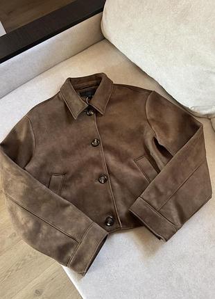 Куртка из искусственной замши 8372/286