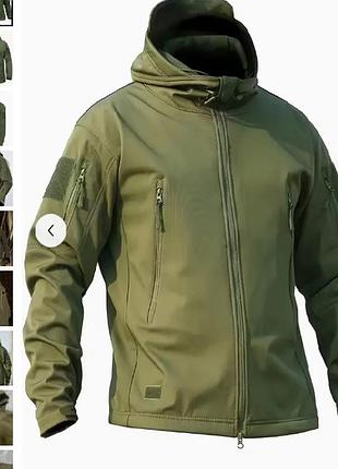 Міська чоловіча демісезонна куртка soft shell — стиль і комфорт до –5° xl