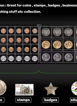 Альбом для колекціонування монет 312 кишень