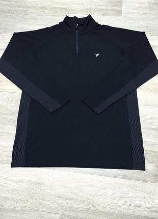 Чоловіча чорна спортивна кофта, розмір xl-xxl.