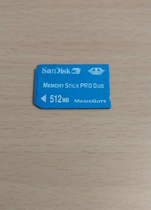 Sandisk memory stick pro duo 512 мб