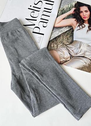 Легінси в рубчик з кашеміром calzedonia