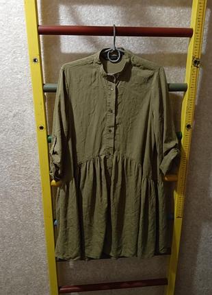 Платье рубашка zara