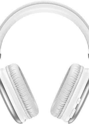Бездротові накладні навушники hoco w35 wireless headphones silver (6931474766250)
