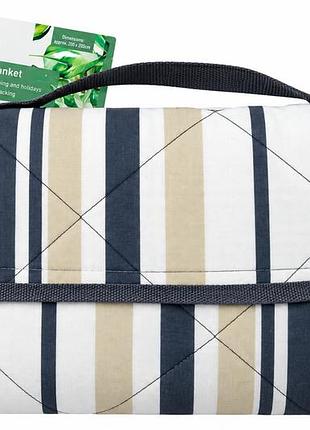 Пикниковое одеяло livarno home 200×200 см - сложный туристический плед для пикника, кемпинга и отдыха