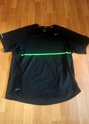 Оригинальная мужская спортивная футболка nike dri-fit authentic football / running t-shirt размер xl