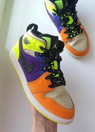 Кроссовки air jordan 1 mid se volt