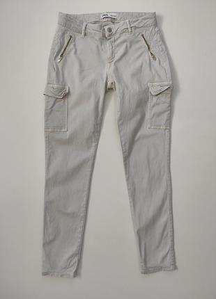 Жіночі штани карго з боковими кишенями турція  zara s/m пояс 38-40 см