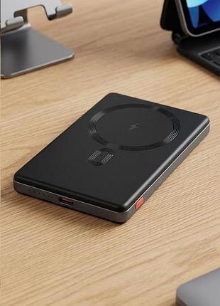 Павербанк th01 з магнітною безпровідною зарядкою (magsafe) 5000 mah (товар з вітрини)