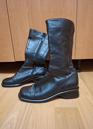 Кожаные сапоги gabor (оригинал, германия) — натуральная кожа