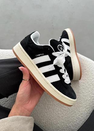 Adidas campus core black 10