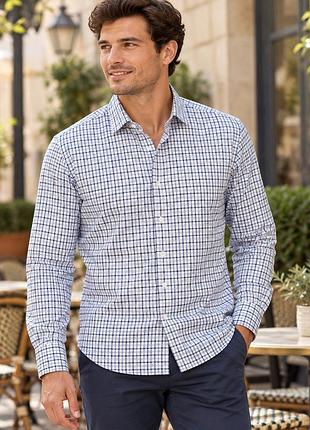 Чоловіча сорочка charles tyrwhitt casual, 100% бавовна, клітинка, l