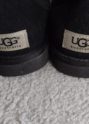 Замшевые угги на овчине ugg 58045 фото