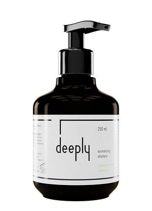 Шампунь для жирной кожи головы deeply normalizing shampoo с зеленым чаем и грейпфрутом для мягкого очищения 250 мл