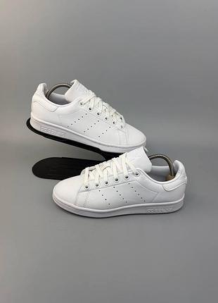 Білосніжні кеди adidas originals stan smith "triple white / cloud white"