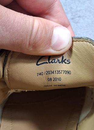 Туфли clarks cushion cell кожаные ботинки дерби 6
