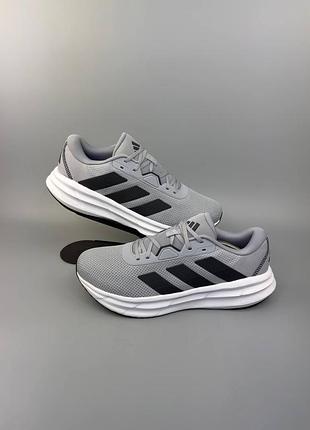 Чоловічі бігові кросівки adidas galaxy 7 "grey four / core black / cloud white"