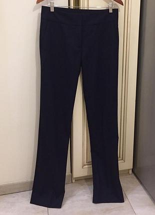Новые.штаны из шерсти брендовые hugo boss regular-fit pants in italian-made virgin navy deep dark оригинал.из свежих коллекций
