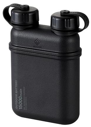 Тактическое повербанк зарядное устройство elecom nestout 15 000mah 32w usb-c тактический павербанк 15000 mah в корпусе фляга ip67 — бронебойный