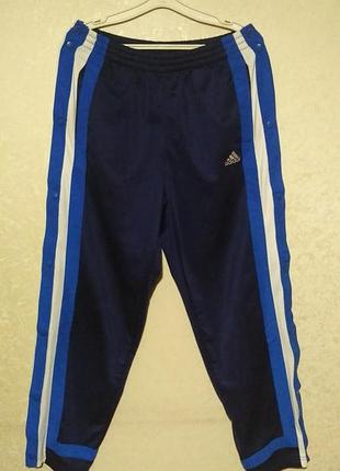 Штаны спортивные adidas adibreak vintage (m-l) на кнопках c лампасами редкая модель оригинал