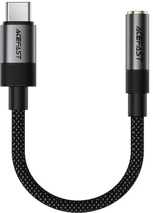 Переходник acefast j12 type-c male to aux 3.5mm female