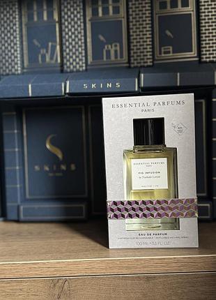 Парфумована вода essential parfums fig infusion, 100 ml, нові