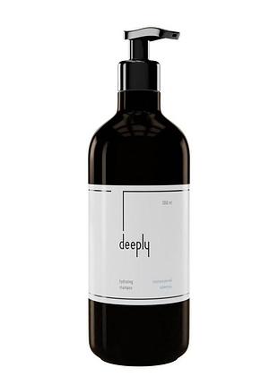 Зволожувальний шампунь deeply dry hair shampoo для сухого та пошкодженого волосся з амінокислотами шовку 1000 мл