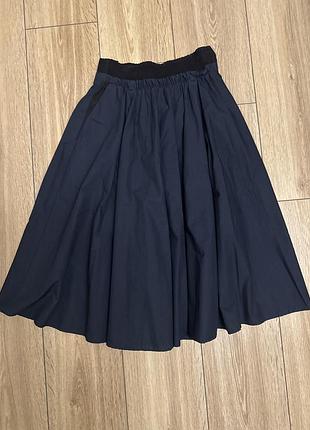 Спідниця сонцекльош синя zara, s