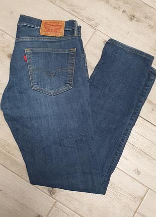 Чоловічі джинси бренду levi's, а саме класична завужена модель levi's 511 slim fit